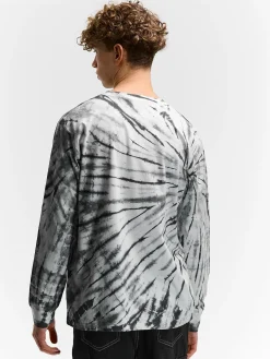 GATE Bawełniana koszulka z batiku| Koszulki·Koszulki Z Długim Rękawem