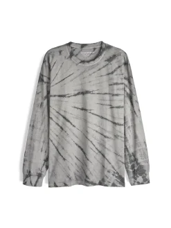 GATE Bawełniana koszulka z batiku| Koszulki·Koszulki Z Długim Rękawem