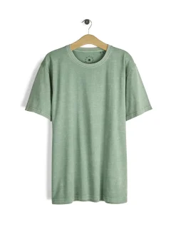 GATE Bawełniana koszulka z efektem sprania| Koszulki·Koszulki ☀️|Koszulki·Basic Koszulki I Podkoszulki