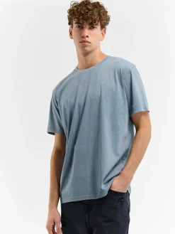 GATE Bawełniana koszulka z efektem sprania| Koszulki·Koszulki ☀️|Koszulki·Basic Koszulki I Podkoszulki