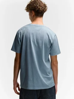 GATE Bawełniana koszulka z efektem sprania| Koszulki·Koszulki ☀️|Koszulki·Basic Koszulki I Podkoszulki