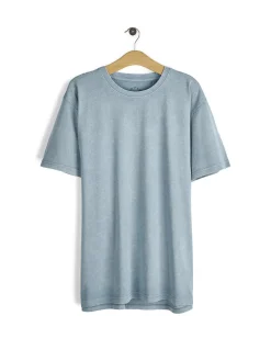 GATE Bawełniana koszulka z efektem sprania| Koszulki·Koszulki ☀️|Koszulki·Basic Koszulki I Podkoszulki