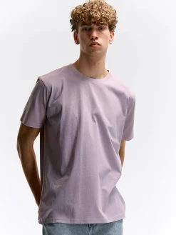 GATE Bawełniana koszulka z efektem sprania| Koszulki·Koszulki ☀️|Koszulki·Basic Koszulki I Podkoszulki