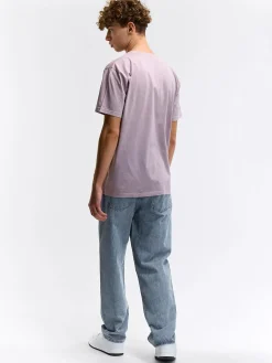 GATE Bawełniana koszulka z efektem sprania| Koszulki·Koszulki ☀️|Koszulki·Basic Koszulki I Podkoszulki