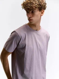 GATE Bawełniana koszulka z efektem sprania| Koszulki·Koszulki ☀️|Koszulki·Basic Koszulki I Podkoszulki