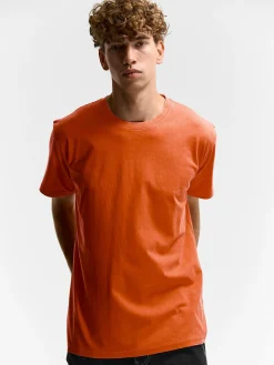 GATE Bawełniana koszulka z efektem sprania| Koszulki·Koszulki ☀️|Koszulki·Basic Koszulki I Podkoszulki