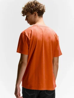 GATE Bawełniana koszulka z efektem sprania| Koszulki·Koszulki ☀️|Koszulki·Basic Koszulki I Podkoszulki