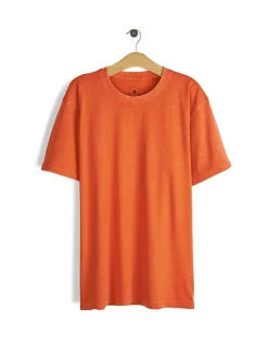 GATE Bawełniana koszulka z efektem sprania| Koszulki·Koszulki ☀️|Koszulki·Basic Koszulki I Podkoszulki