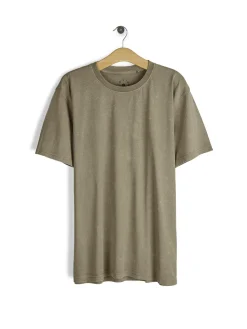 GATE Bawełniana koszulka z efektem sprania| Koszulki·Koszulki ☀️|Koszulki·Basic Koszulki I Podkoszulki