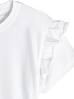 GATE Bawełniana koszulka z falbankami|Dzieci Dziewczynki·Koszulki I Topy