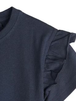 GATE Bawełniana koszulka z falbankami|Dzieci Dziewczynki·Koszulki I Topy