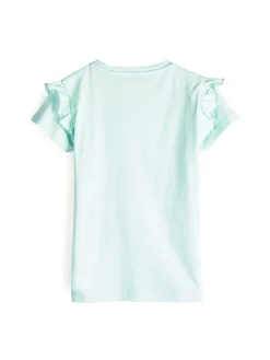 GATE Bawełniana koszulka z falbankami|Dzieci Dziewczynki·Koszulki I Topy