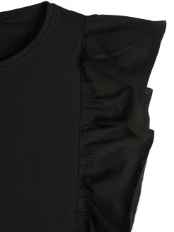 GATE Bawełniana koszulka z falbankami|Dzieci Dziewczynki·Koszulki I Topy