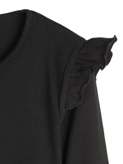 GATE Bawełniana koszulka z falbankami|Dzieci Dziewczynki·Koszulki I Topy