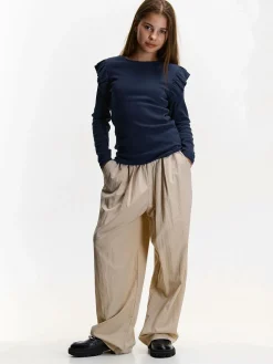 GATE Bawełniana koszulka z falbankami|Dzieci Dziewczynki·Koszulki I Topy