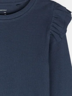 GATE Bawełniana koszulka z falbankami|Dzieci Dziewczynki·Koszulki I Topy