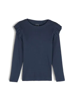 GATE Bawełniana koszulka z falbankami|Dzieci Dziewczynki·Koszulki I Topy