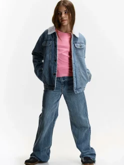 GATE Bawełniana koszulka z falbankami|Dzieci Dziewczynki·Koszulki I Topy