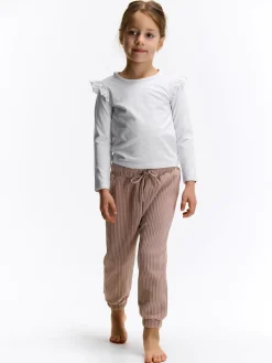 GATE Bawełniana koszulka z falbankami|Dzieci Dziewczynki·Koszulki I Topy