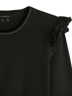 GATE Bawełniana koszulka z falbankami|Dzieci Dziewczynki·Koszulki I Topy