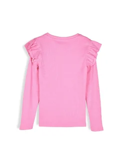 GATE Bawełniana koszulka z falbankami|Dzieci Dziewczynki·Koszulki I Topy