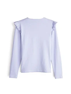 GATE Bawełniana koszulka z falbankami|Dzieci Dziewczynki·Koszulki I Topy