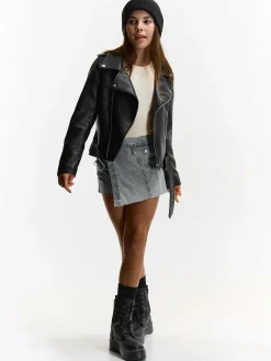 GATE Bawełniana koszulka z falbankami|Dzieci Dziewczynki·Koszulki I Topy