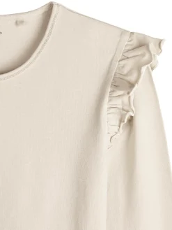 GATE Bawełniana koszulka z falbankami|Dzieci Dziewczynki·Koszulki I Topy