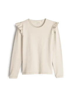 GATE Bawełniana koszulka z falbankami|Dzieci Dziewczynki·Koszulki I Topy