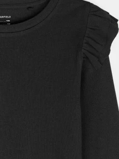 GATE Bawełniana koszulka z falbankami|Dzieci Dziewczynki·Koszulki I Topy