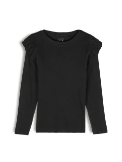 GATE Bawełniana koszulka z falbankami|Dzieci Dziewczynki·Koszulki I Topy