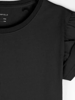 GATE Bawełniana koszulka z falbankami|Dzieci Dziewczynki·Koszulki I Topy