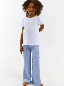 GATE Bawełniana koszulka z falbankami|Dzieci Dziewczynki·Koszulki I Topy