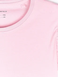 GATE Bawełniana koszulka z falbankami|Dzieci Dziewczynki·Koszulki I Topy