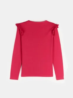 GATE Bawełniana koszulka z falbankami|Dzieci Dziewczynki·Koszulki I Topy