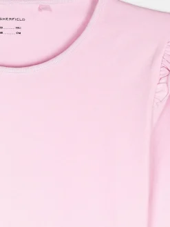 GATE Bawełniana koszulka z falbankami|Dzieci Dziewczynki·Koszulki I Topy