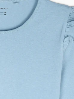 GATE Bawełniana koszulka z falbankami|Dzieci Dziewczynki·Koszulki I Topy