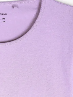 GATE Bawełniana koszulka z falbankami|Dzieci Dziewczynki·Koszulki I Topy