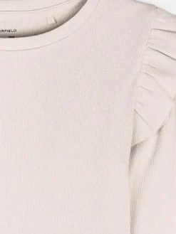 GATE Bawełniana koszulka z falbankami|Dzieci Dziewczynki·Koszulki I Topy