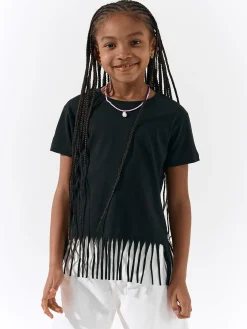 GATE Bawełniana koszulka z frędzlami|Dzieci Dziewczynki·Koszulki I Topy