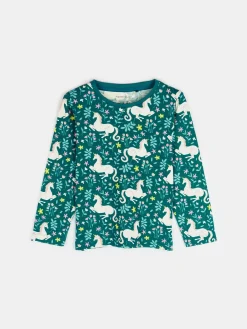 GATE Bawełniana koszulka z graficznym nadrukiem|Dzieci Dziewczynki·Koszulki I Topy