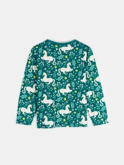 GATE Bawełniana koszulka z graficznym nadrukiem|Dzieci Dziewczynki·Koszulki I Topy