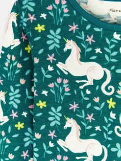 GATE Bawełniana koszulka z graficznym nadrukiem|Dzieci Dziewczynki·Koszulki I Topy