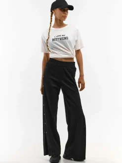 GATE Bawełniana koszulka z haftem| Koszulki I Topy·Koszulki|Koszulki I Topy·Koszulki Z Nadrukiem