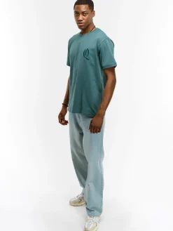 GATE Bawełniana koszulka z haftem| Koszulki·Koszulki ☀️|Koszulki·Basic Koszulki I Podkoszulki