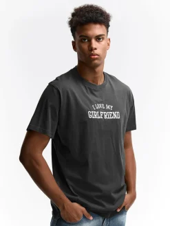 GATE Bawełniana koszulka z haftem| Koszulki·Koszulki ☀️|Koszulki·Koszulki Z Nadrukiem