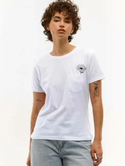 GATE Bawełniana koszulka z kieszenią| Koszulki I Topy·Koszulki|Koszulki I Topy·Koszulki Z Nadrukiem