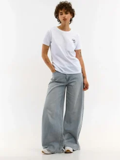 GATE Bawełniana koszulka z kieszenią| Koszulki I Topy·Koszulki|Koszulki I Topy·Koszulki Z Nadrukiem