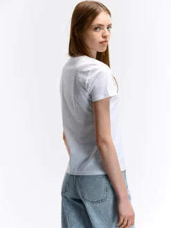 GATE Bawełniana koszulka z nadrukiem| Koszulki I Topy·Koszulki|Koszulki I Topy·Koszulki Z Nadrukiem