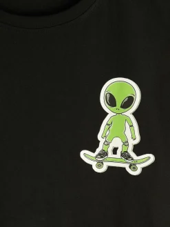 GATE Bawełniana koszulka z nadrukiem|Dzieci Chłopcy·Koszulki